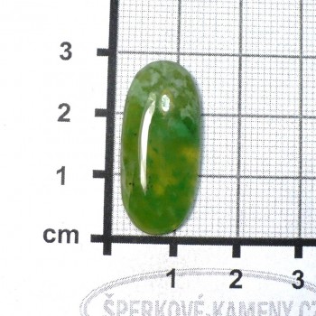 Extra Vesuvián s grosulárem, kabošon č. 3| www.sperkove-kameny.cz