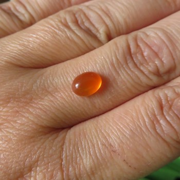 Carnelian, natural, minikabošon 9x7 mm, 1 pc | www.sperkove-kameny.cz