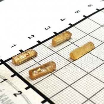Imperial topaz, krystal, set A| šperkové-kameny.cz