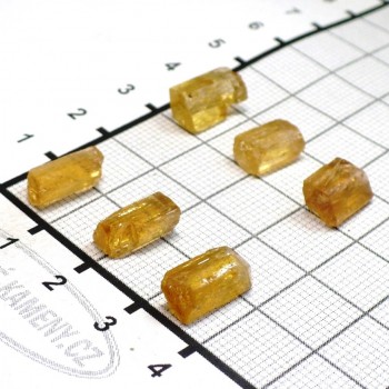 Imperial topaz, krystal, set E| šperkové-kameny.cz