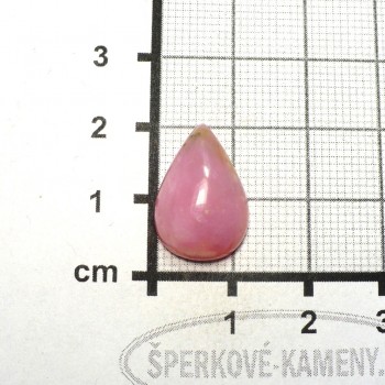 Růžový opál Peru, kabošon č.58 | www.sperkove-kameny.cz