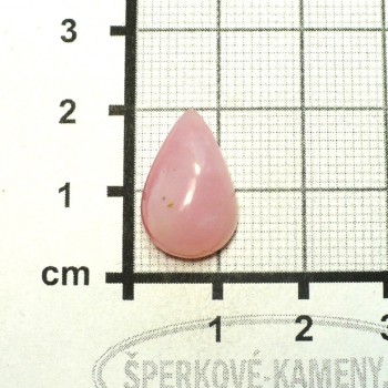 Růžový opál Peru, kabošon č.61 | www.sperkove-kameny.cz