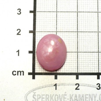 Růžový opál Peru, kabošon č.64 | www.sperkove-kameny.cz