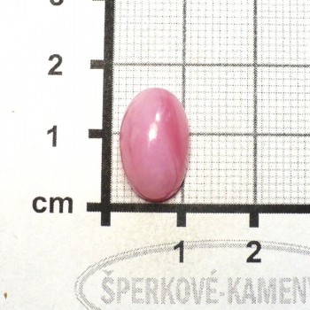 Růžový opál Peru, kabošon č.68 | www.sperkove-kameny.cz