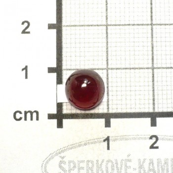 Rudý granát hesonit extra, Tanzánie, kabošon č.13 | www.sperkove-kameny.cz