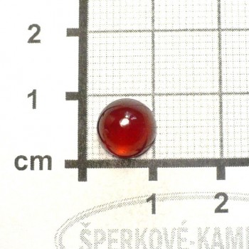 Rudý granát hesonit extra, Tanzánie, kabošon č.15| www.sperkove-kameny.cz