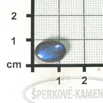 Labradorit malý kabošon, modrý, č.5| www.sperkove-kameny.cz