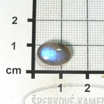 Labradorit malý kabošon, modrý, č.6| www.sperkove-kameny.cz