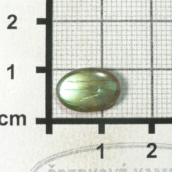 Labradorit malý kabošon, zlato-zelený, č. 13| www.sperkove-kameny.cz