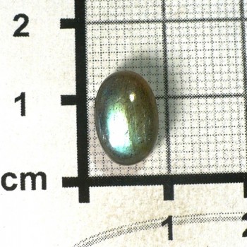 Labradorit malý kabošon, modro-zelený, č.1| www.sperkove-kameny.cz