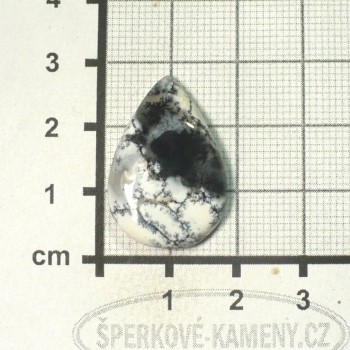 Dendritický opál, De luxe, kabošon č.51 | www.sperkove-kameny.cz