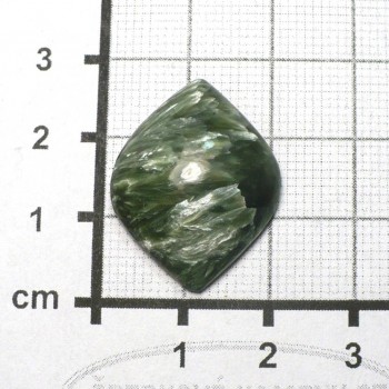 Serafinit, kabošon č.40| šperkové-kameny.cz
