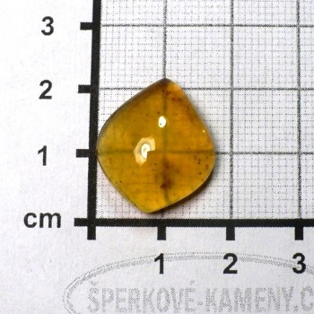 Jantarový opál, Madagaskar, kabošon č. 7 | www.sperkove-kameny.cz