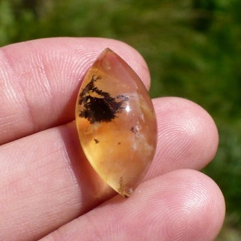Jantarový opál, Madagaskar, kabošon č. 11 | www.sperkove-kameny.cz