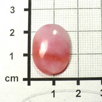 Růžový opál extra, Peru, kabošon č. A 5| www.sperkove-kameny.cz