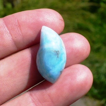 Larimar kabošon č.34| šperkové-kameny.cz