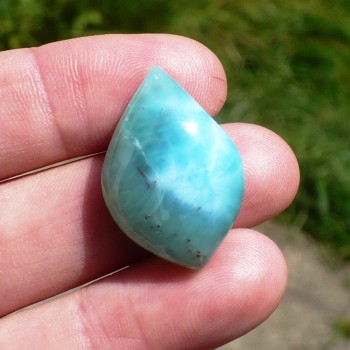 Larimar kabošon č.35| šperkové-kameny.cz