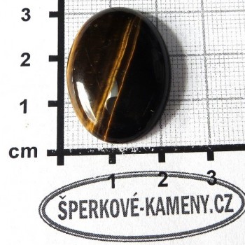 Tygří oko,  kabošon30x22 mm č.06| šperkové-kameny.cz