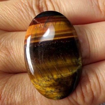 Tygří oko,  kabošon30x22 mm č.011| šperkové-kameny.cz