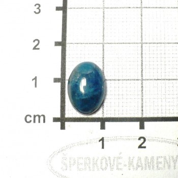 Apatit petrolejový ,kabošon č. 7|www.sperkove-kameny.cz