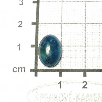 Apatit petrolejový ,kabošon č. 8|www.sperkove-kameny.cz